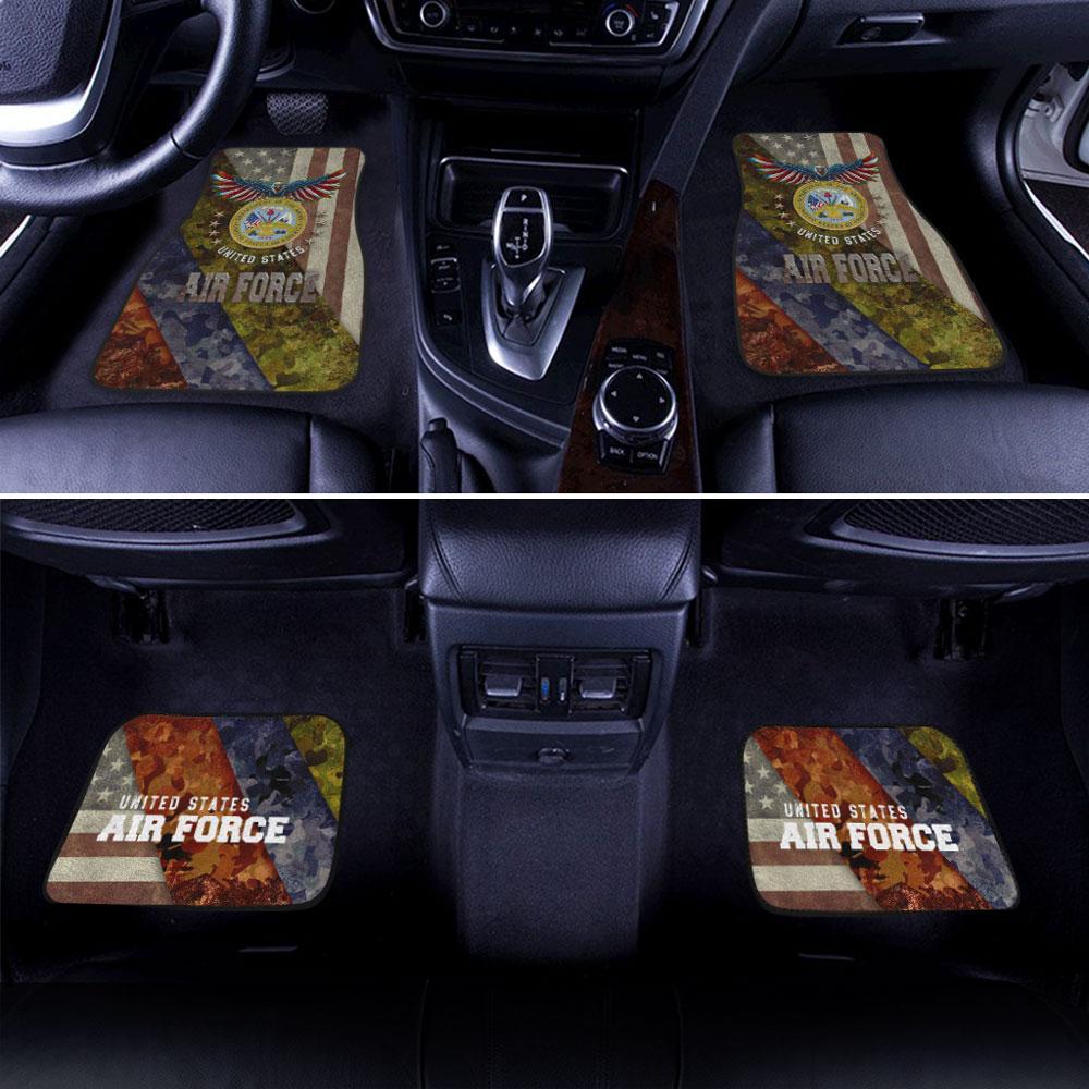 U.S Air Force Car Floor Mats Custom US Armed Forces U.S Air Force Car Floor Mats Custom US Armed Forces
