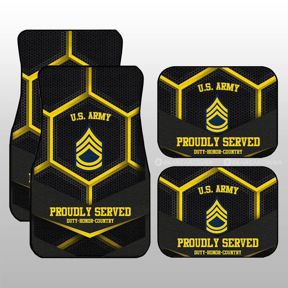 U.S Army Veterans Car Floor Mats Custom US Military Car Accessories U.S Army Veterans Car Floor Mats Custom US Military Car Accessories