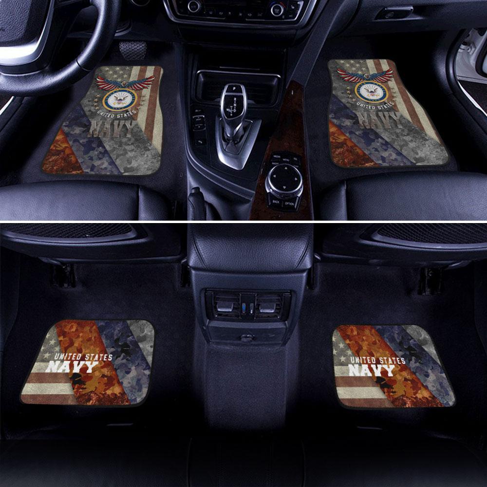 U.S Navy Car Floor Mats Custom US Armed Forces Car Accessories U.S Navy Car Floor Mats Custom US Armed Forces Car Accessories