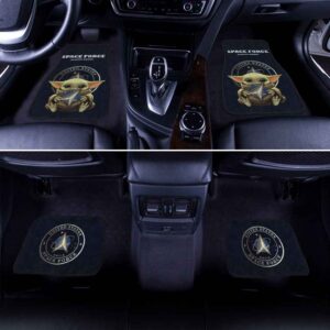 U.S Space Force USSF Car Floor Mats Baby Yoda Car Accessories