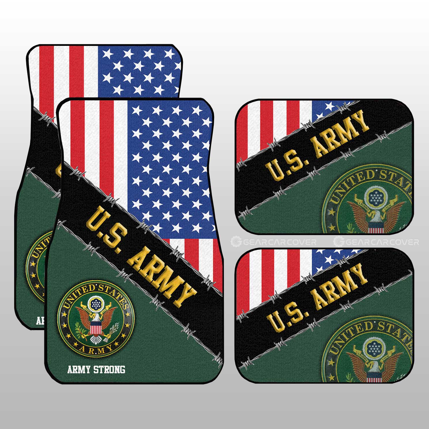 U.S. Army Car Floor Mats Custom United States Military Car Accessories U.S. Army Car Floor Mats Custom United States Military Car Accessories
