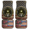 US Independence Day US Army University Always Faithful Car Floor Mats