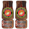US Independence Day US Marine Corps Semper Fidelis Car Floor Mats