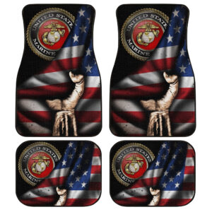 US Marine Corps Car Floor Mats Custom American Flag Car Accessories