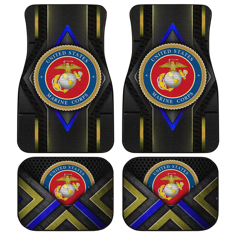 US Marine Corps Car Floor Mats Custom Military Car Accessories US Marine Corps Car Floor Mats Custom Military Car Accessories