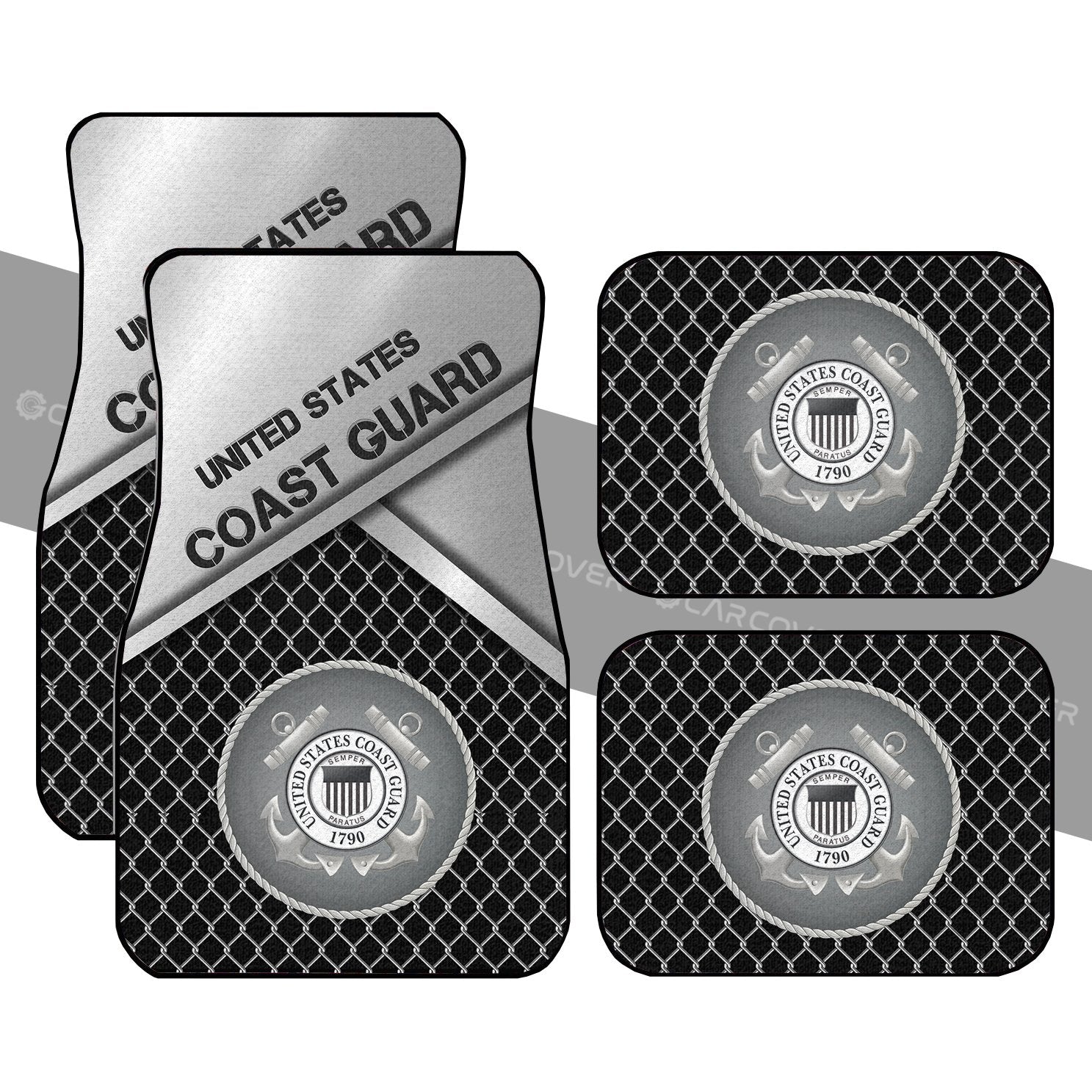 US Military Coast Guard Car Floor Mats Custom Car Interior Accessories US Military Coast Guard Car Floor Mats Custom Car Interior Accessories