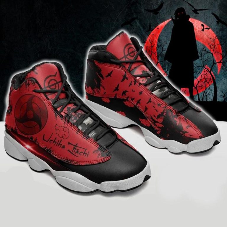 Uchiha-Itachi-Naruto-Air-Jordan-13-Sneaker-1