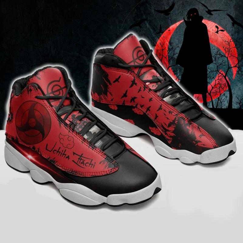 Uchiha Itachi Naruto Air Jordan 13 Sneaker Uchiha Itachi Naruto Air Jordan 13 Sneaker