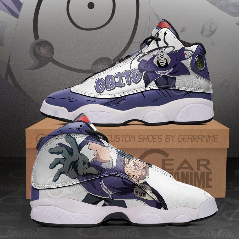 Uchiha Obito Naruto Anime Air Jordan 13 Shoes Uchiha Obito Naruto Anime Air Jordan 13 Shoes