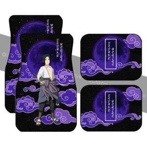Uchiha Sasuke Car Floor Mats Custom Naruto Shippuden Anime Car Accessories