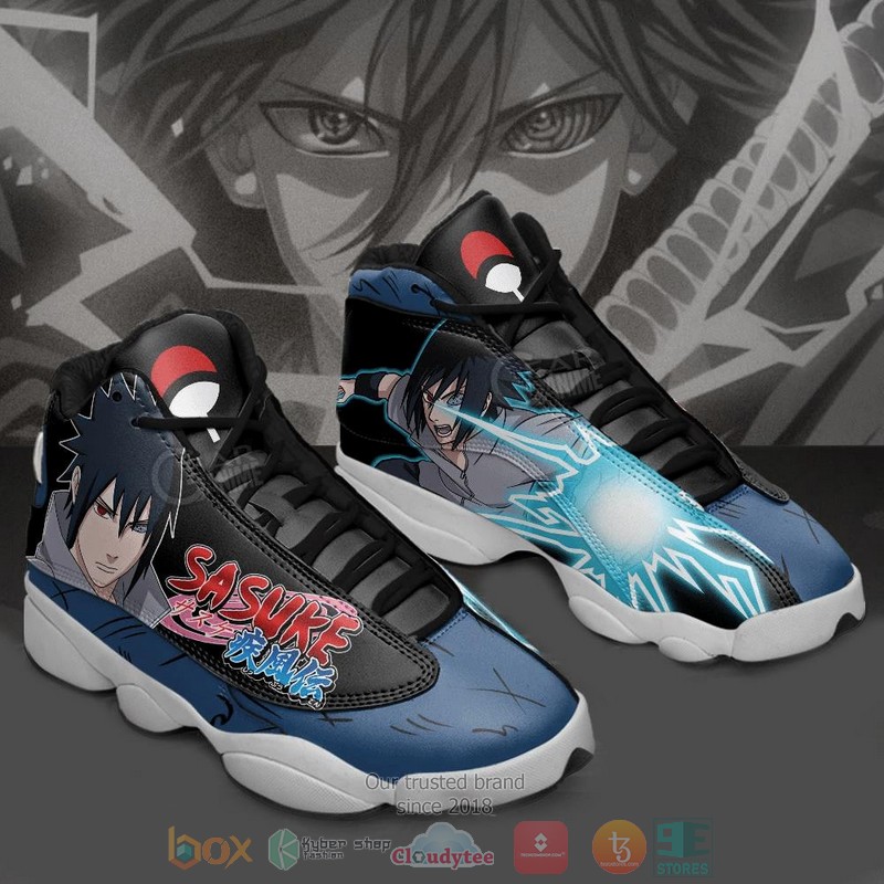 Uchiha Sasuke Naruto Anime Air Jordan 13 Shoes 2 Uchiha Sasuke Naruto Anime Air Jordan 13 Shoes 2