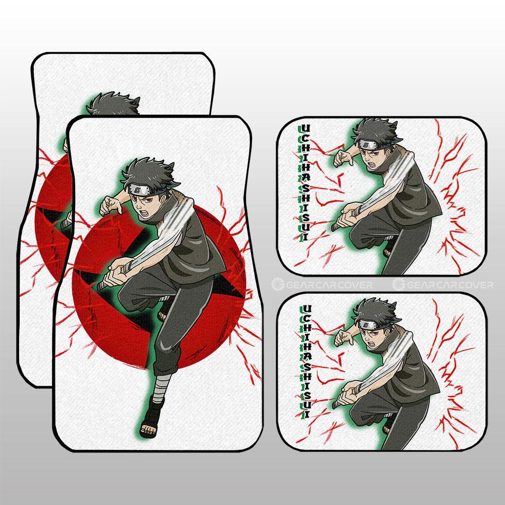 Uchiha Shisui Car Floor Mats Custom Gifts For Naruto Anime Fans Uchiha Shisui Car Floor Mats Custom Gifts For Naruto Anime Fans