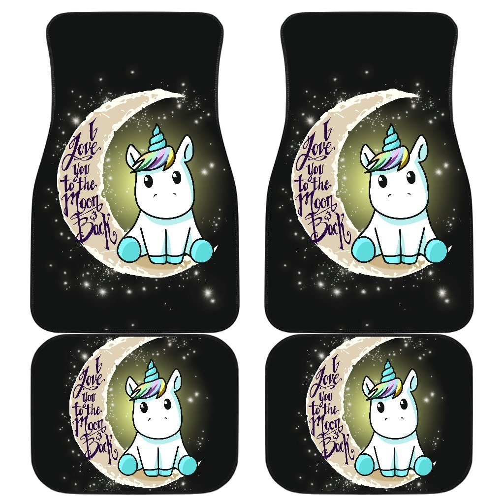Unicorn Chibi Moonlight Car Floor Mats Unicorn Chibi Moonlight Car Floor Mats