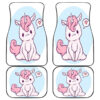 Unicorn Cute Chibi Pink Color Car Floor Mats 191102