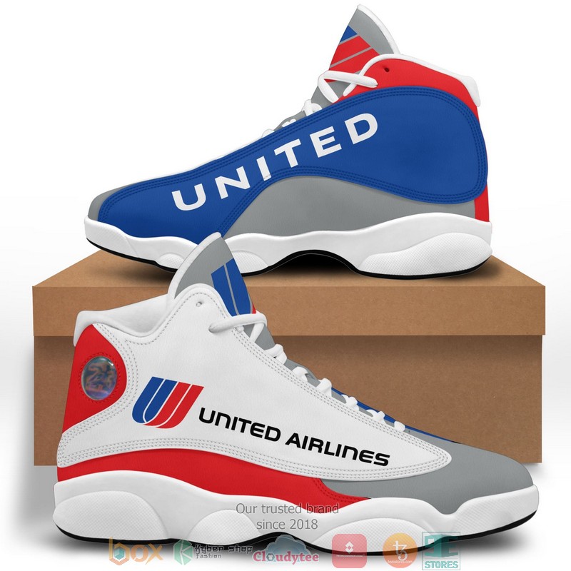 United Airlines Logo Bassic Kd Air Jordan 13 Sneaker Shoes United Airlines Logo Bassic Kd Air Jordan 13 Sneaker Shoes