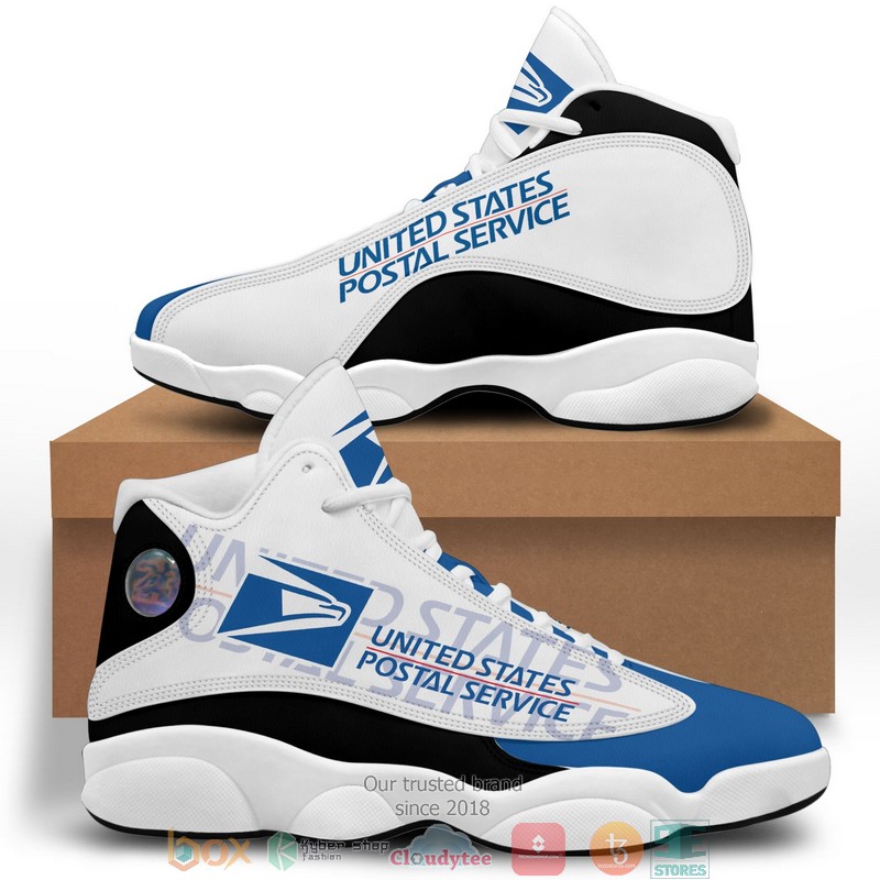 Usps United States Postal Service Logo Shadow Air Jordan 13 Sneaker Shoes Usps United States Postal Service Logo Shadow Air Jordan 13 Sneaker Shoes