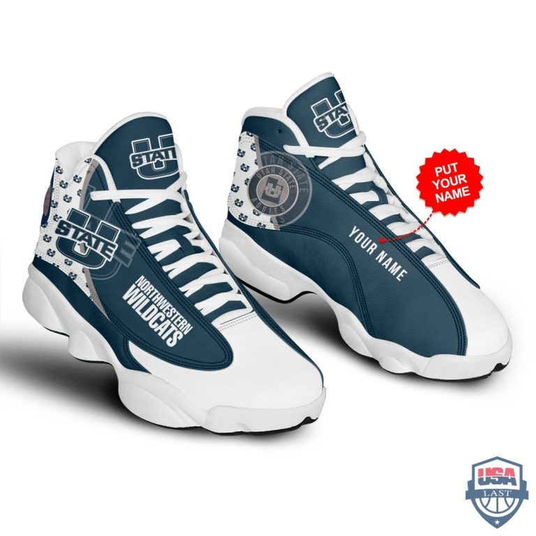 Utah-State-Aggies-Air-Jordan-13-Custom-Name-Personalized-Shoes-2