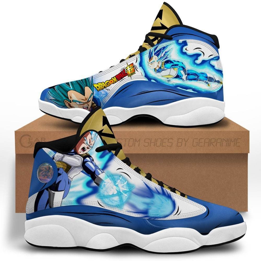 Vegeta Blue Dragon Ball Anime Air Jordan 13 Shoes Vegeta Blue Dragon Ball Anime Air Jordan 13 Shoes