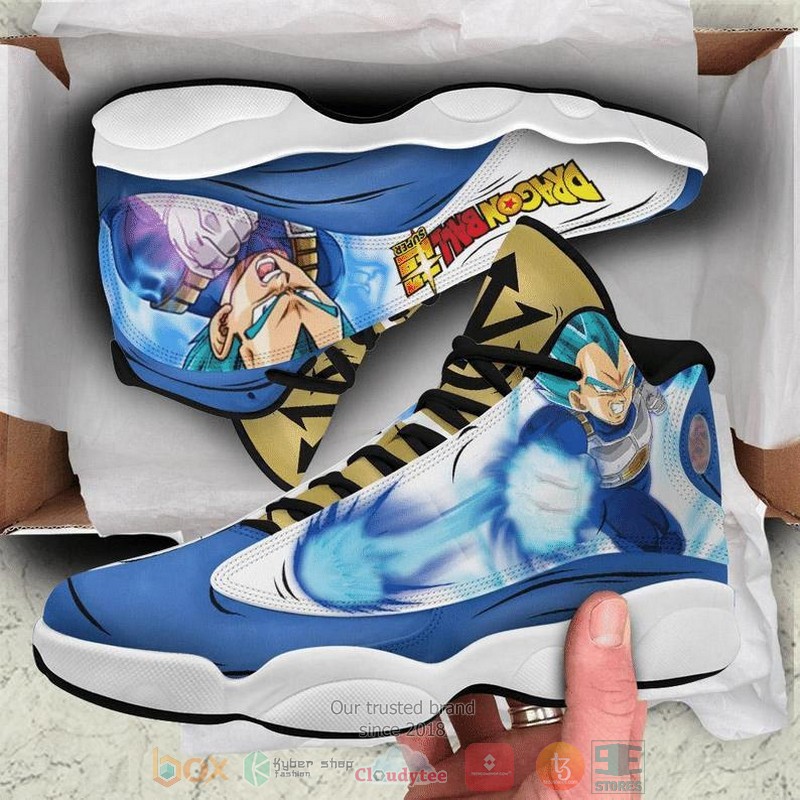 Vegeta Saiyan Blue Dragon Ball Air Jordan 13 Shoes Vegeta Saiyan Blue Dragon Ball Air Jordan 13 Shoes