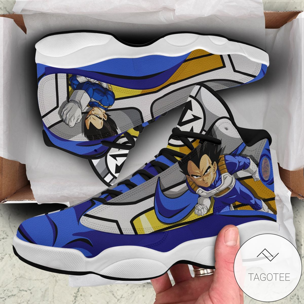 Vegeta Sneakers Custom Anime Dragon Ball Air Jordan 13 Shoes Vegeta Sneakers Custom Anime Dragon Ball Air Jordan 13 Shoes