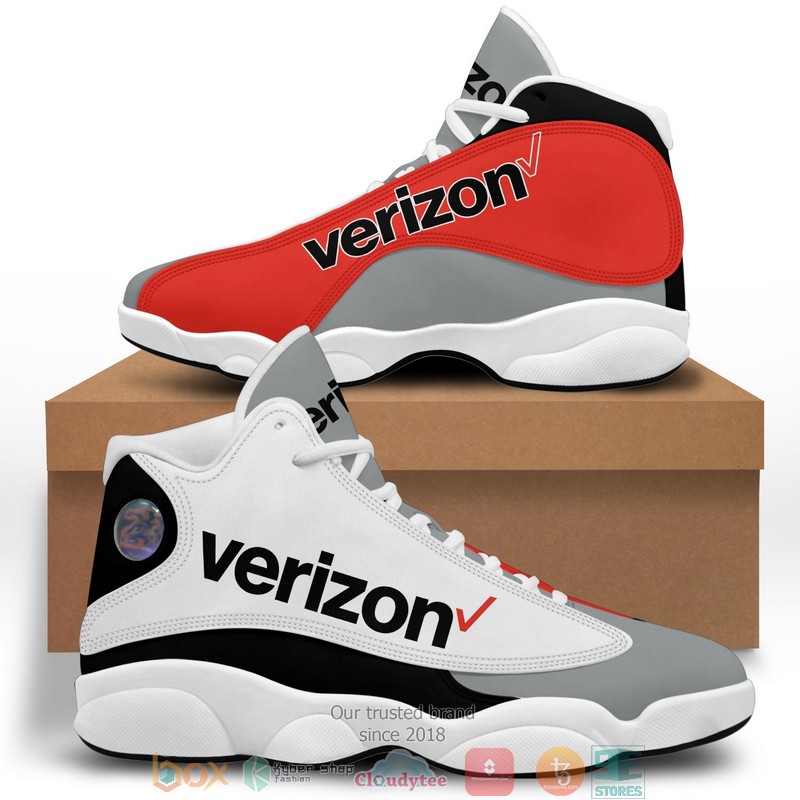 Verizon Logo Bassic Air Jordan 13 Sneaker Shoes Verizon Logo Bassic Air Jordan 13 Sneaker Shoes