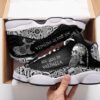 Viking Skull Weapon All Over Printed Air Jordan 13 Sneakers