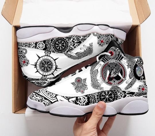 Viking Wolf All Over Print Air Jordan 13 Sneakers Viking Wolf All Over Print Air Jordan 13 Sneakers
