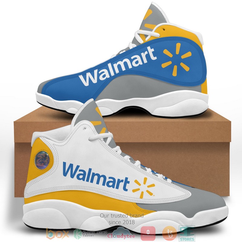 Walmart Logo Bassic Air Jordan 13 Sneaker Shoes Walmart Logo Bassic Air Jordan 13 Sneaker Shoes