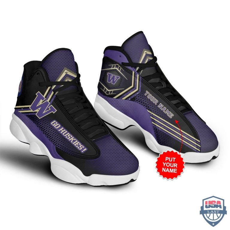Washington-Huskies-Air-Jordan-13-Custom-Name-Personalized-Shoes-1