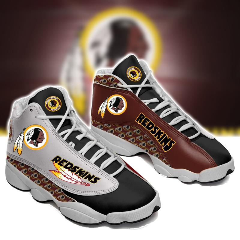 Washington Redskins Nfl Grey Air Jordan 13 Sneaker Washington Redskins Nfl Grey Air Jordan 13 Sneaker