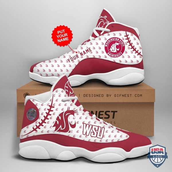 Washington State Air Jordan 13 Custom Name Personalized Shoes Washington State Air Jordan 13 Custom Name Personalized Shoes