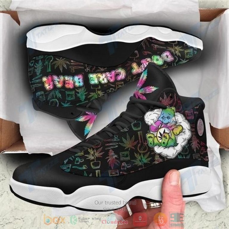 Weed-Dont-Care-Bear-Air-Jordan-13-Shoes-1