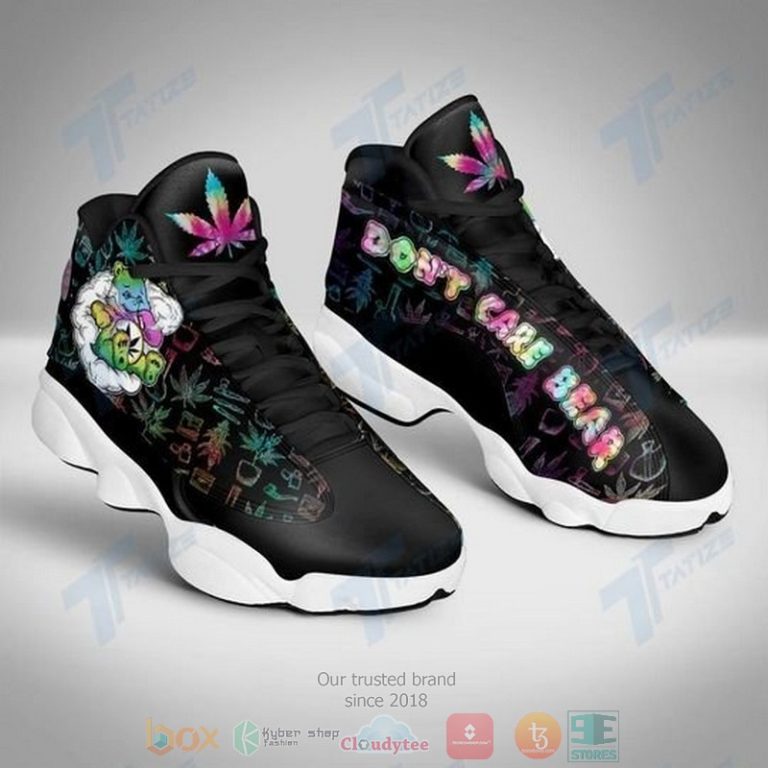 Weed-Dont-Care-Bear-Air-Jordan-13-Shoes-3