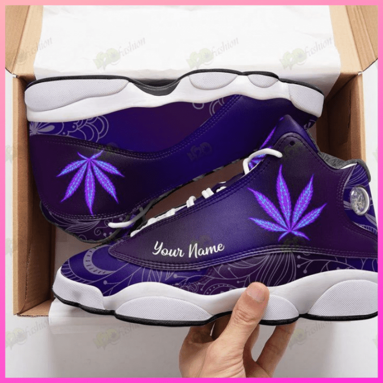 Weed-Psychedelic-Personalized-Air-Jordan-13-Shoes-3