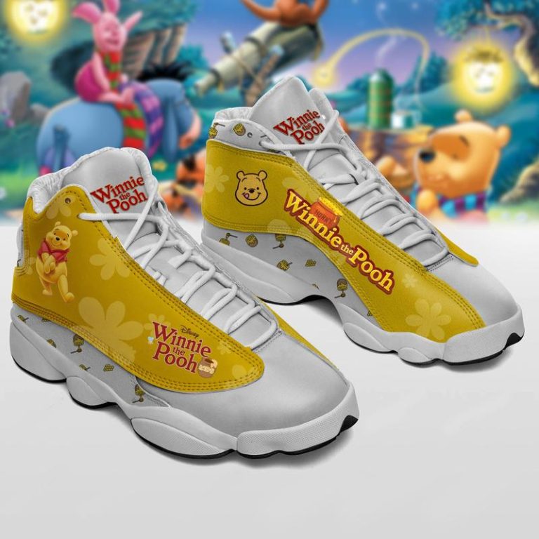 Winnie-The-Pooh-Flower-Air-Jordan-13-Sneaker-3