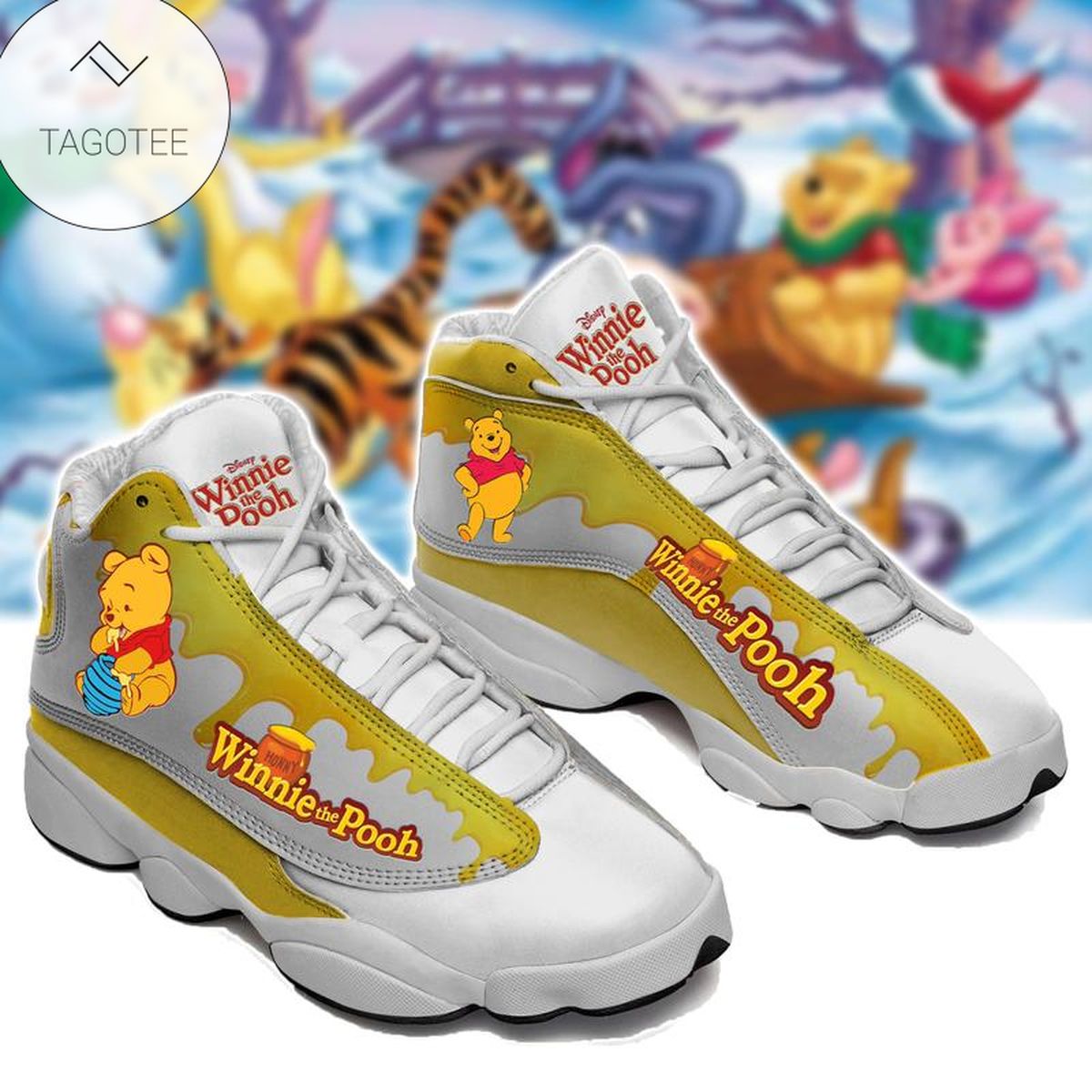Winnie The Pooh Sneakers Air Jordan 13 Shoes Winnie The Pooh Sneakers Air Jordan 13 Shoes