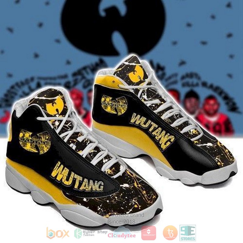 Wu Tang Band Logo Black Yellow Air Jordan 13 Shoes Wu Tang Band Logo Black Yellow Air Jordan 13 Shoes