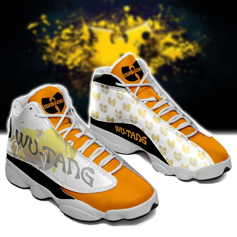Wu Tang Clan Orange Air Jordan 13 Sneaker Wu Tang Clan Orange Air Jordan 13 Sneaker