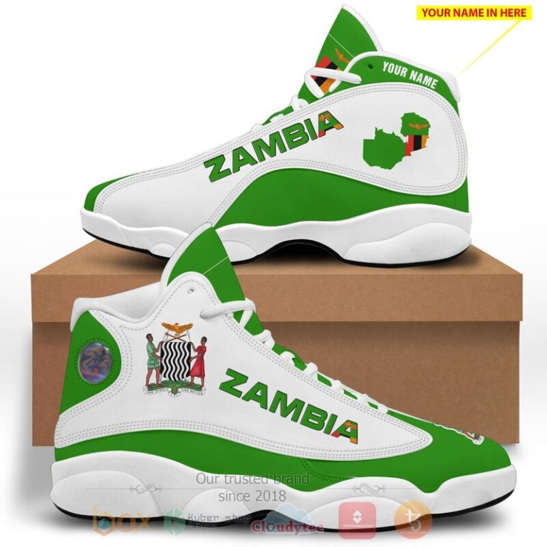Zambia-Personalized-Air-Jordan-13-Shoes-1