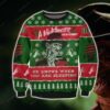 A Nightmare On Elm Street Knitting Ugly Christmas Sweater