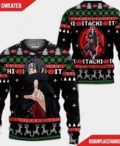 Akatsuki Itachi Naruto Ugly Christmas Sweater