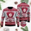 Alabama Crimson Tide Football Team Logo Personalized Ugly Christmas Sweater