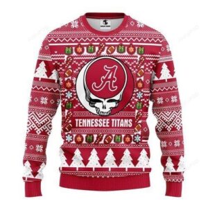 Alabama Crimson Tide Grateful Dead For Unisex Ugly Christmas Sweater