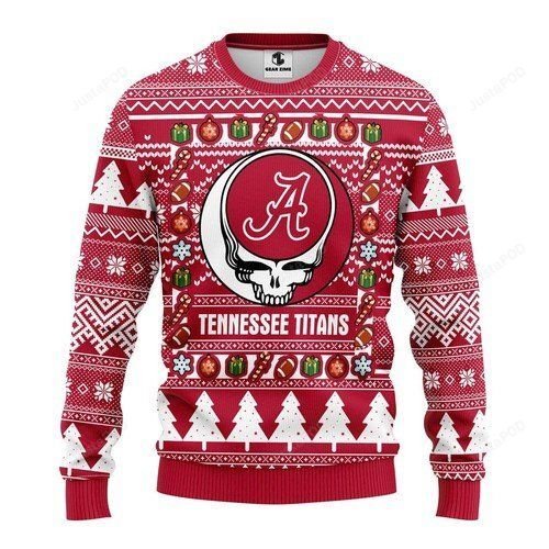 Alabama Crimson Tide Grateful Dead For Unisex Ugly Christmas Sweater Alabama Crimson Tide Grateful Dead For Unisex Ugly Christmas Sweater