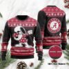 Alabama Crimson Tide Snoopy Dabbing Ugly Christmas Sweater