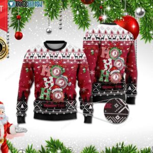 Alabama Crimson Ugly Christmas Sweater