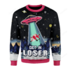 Alien Get In Loser Ugly Christmas Sweater