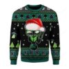 Alien Greeting Christmas Ugly Christmas Sweater