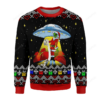 Alien UFO Ugly Christmas Sweater