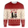 All I Want For Christmas Is Double Lazy Cat Ugly Christmas Sweater
